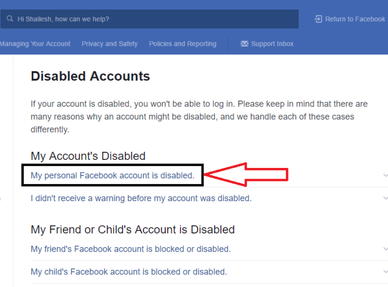 My Personal Facebook Account is Disabled My Personal Facebook Account is Disabled