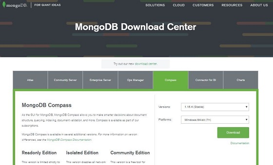 Install Compass GUI for MongoDB Install Compass GUI for MongoDB