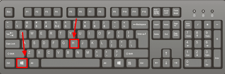 The Screenshot on Asus Laptop with Windows + H Button The Screenshot on Asus Laptop with Windows + H Button