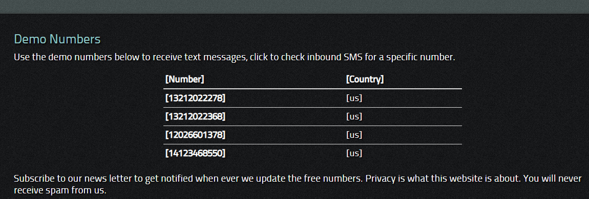 Receive-SMS Receive-SMS