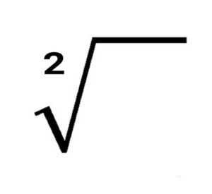 Square root symbol Square Root Symbol