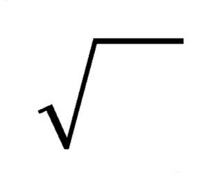 Square Root Symbol Square Root Symbol