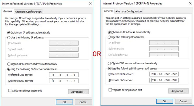 DNS Server (208.67.220.220) DNS Server (208.67.220.220)