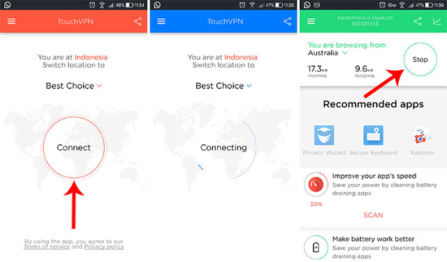 How to Open a Positive Internet With Touch VPN