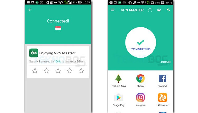 How to eliminate positive internet with a free VPN application