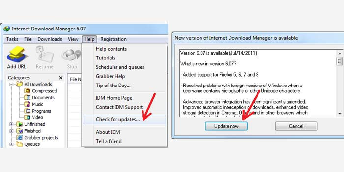 Update IDM Update IDM