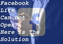 Why Facebook Lite Can not Open Here Is The Solution