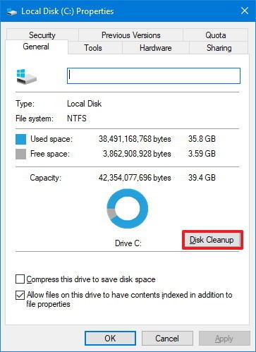Disk Cleanup