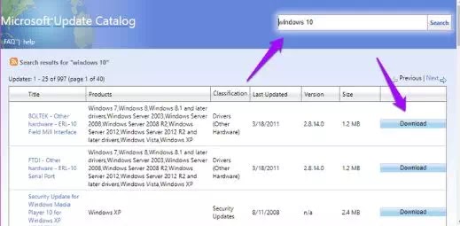 Windows Update Catalog Windows Update Catalog
