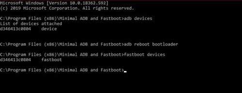 fastboot devices fastboot devices