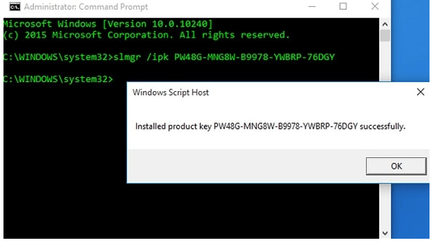 Enter the Product key Enter the Product key