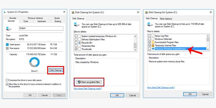 Disk Cleanup Disk Cleanup