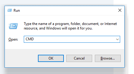 Using CMD Using CMD