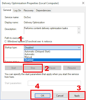 Disable Using Delivery Optimization Service Disable Using Delivery Optimization Service