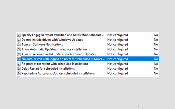 no auto restart no auto restart