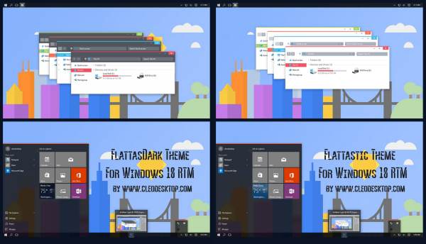Flattastic - a theme with a cool flat design Flattastic - a theme with a cool flat design