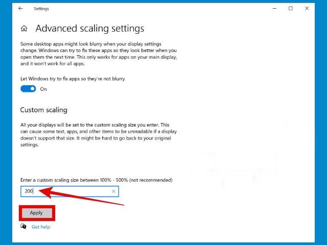 Font size adjustment Font size adjustment