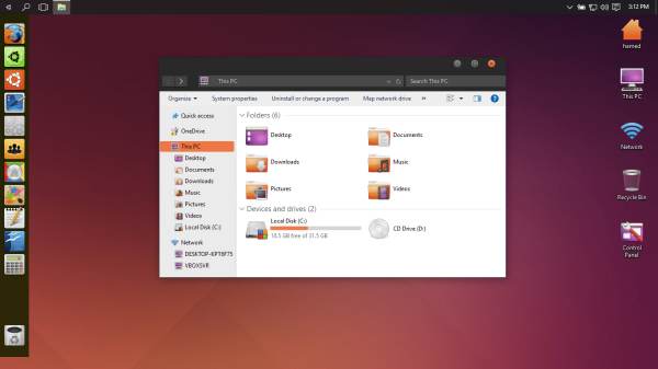 Linux Theme For Windows 10 - Ubuntu SkinPack Linux Theme For Windows 10 - Ubuntu SkinPack