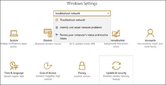 Troubleshoot Network Troubleshoot Network