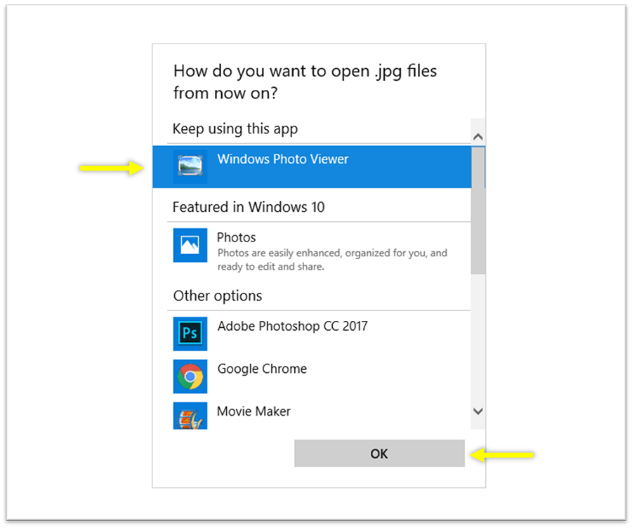 Windows Photo Viewer application