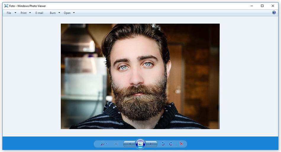 Windows Photo Viewer to display it