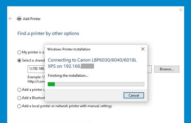 Windows will scan
