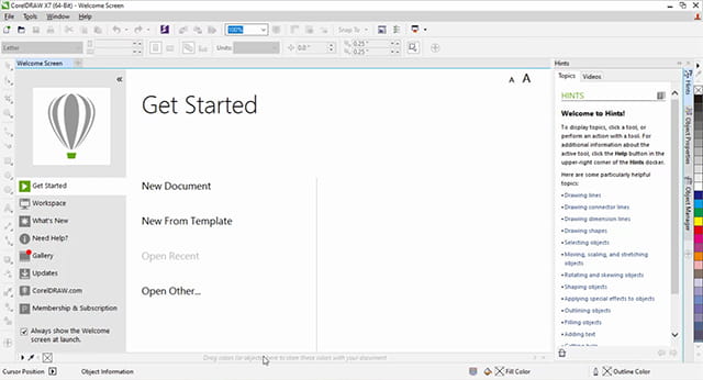how to install corel draw x7 18