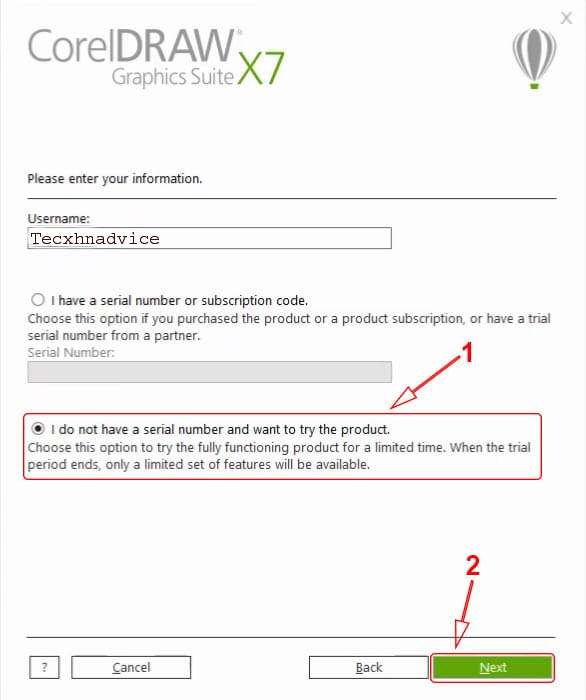 how to install corel draw x7 3