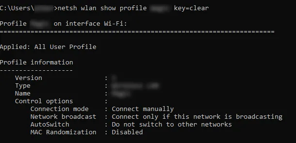 netsh wlan show profile namawifianda key = clear netsh wlan show profile namawifianda key = clear