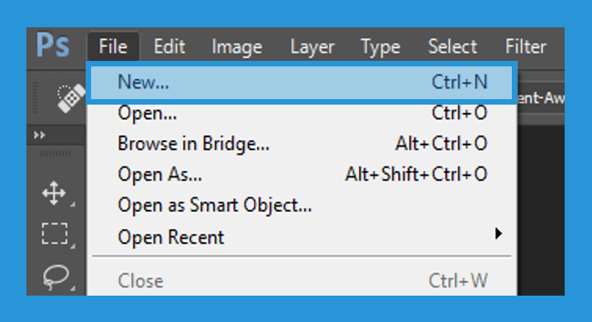 Create a New Document Create a New Document
