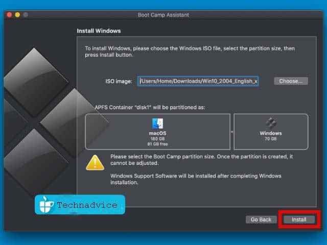 then click on the Install button then click on the Install button