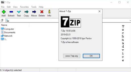 Archiver file: 7zip Archiver file 7zip