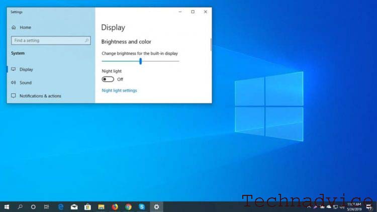 Dimming through the Personalize menu Dimming through the Personalize menu