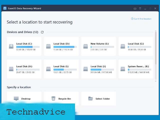 EaseUS Data Recovery Wizard