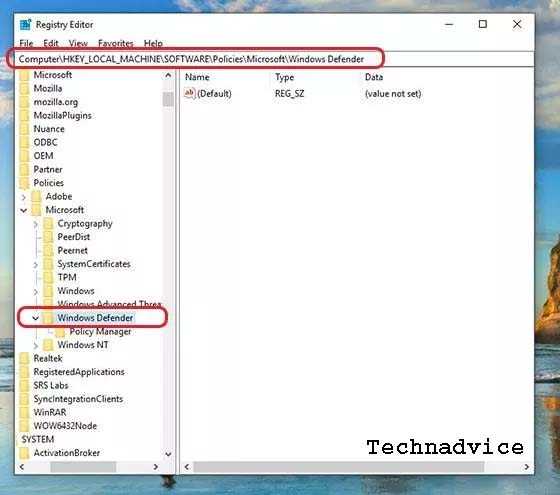 How to Turn Off Windows Defender in Windows 10 Regedit 3 How to Turn Off Windows Defender in Windows 10 Regedit 3