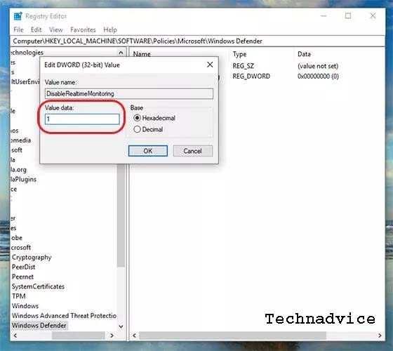 How to Turn Off Windows Defender in Windows 10 Regedit 6 How to Turn Off Windows Defender in Windows 10 Regedit 6