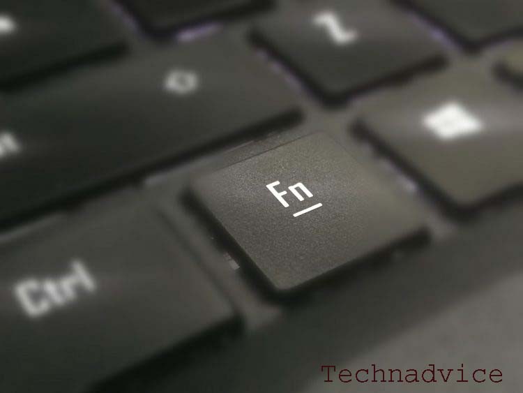 Make use of the Fn Key + Brightness Symbol Make use of the Fn Key + Brightness Symbol