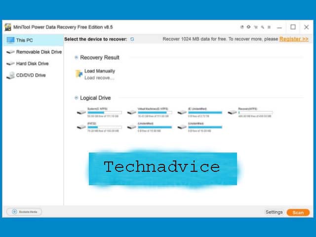 MiniTool Power Data Recovery