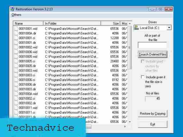Restoration Data Recovery Software