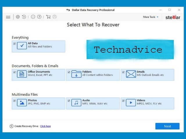 Stellar Data Recovery