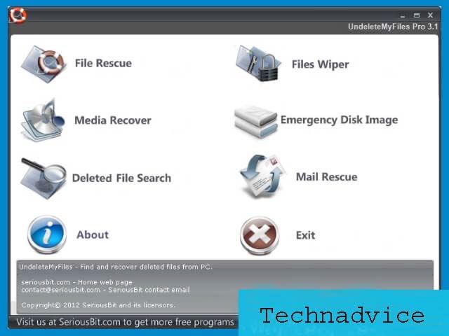 UndeleteMyFiles Pro