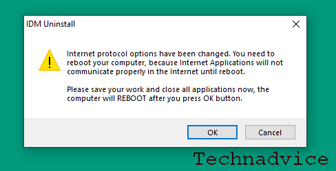Uninstall Internet Download Manager (IDM) on Windows