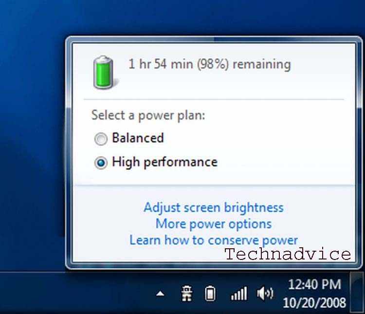 Windows 7 slider Windows 7 slider