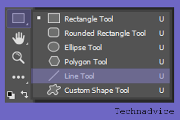 click the Line Tool and make it like a straight line click the Line Tool and make it like a straight line