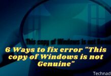 6 Ways to fix error This copy of Windows is not Genuine