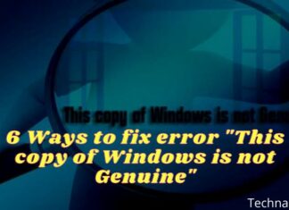 6 Ways to fix error This copy of Windows is not Genuine