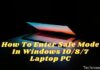 How To Enter Safe Mode In Windows 10/8/7 PC 2025 How To Enter Safe Mode In Windows 1087 Laptop PC