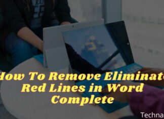 How To Remove Eliminate Red Lines in Word Complete