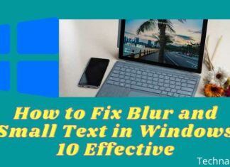 How to Fix Blur and Small Text in Windows 10