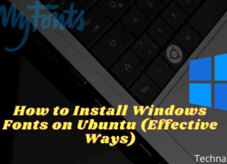 How to Install Windows Fonts on Ubuntu (Effective Ways)